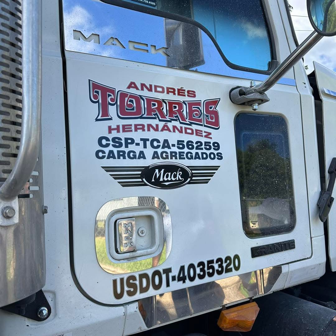 Rotulación para camión comercial
